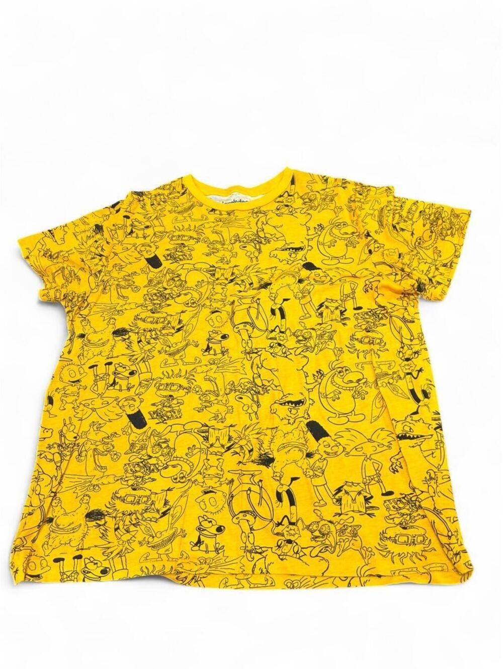 Nickelodeon Men's Yellow Tshirt